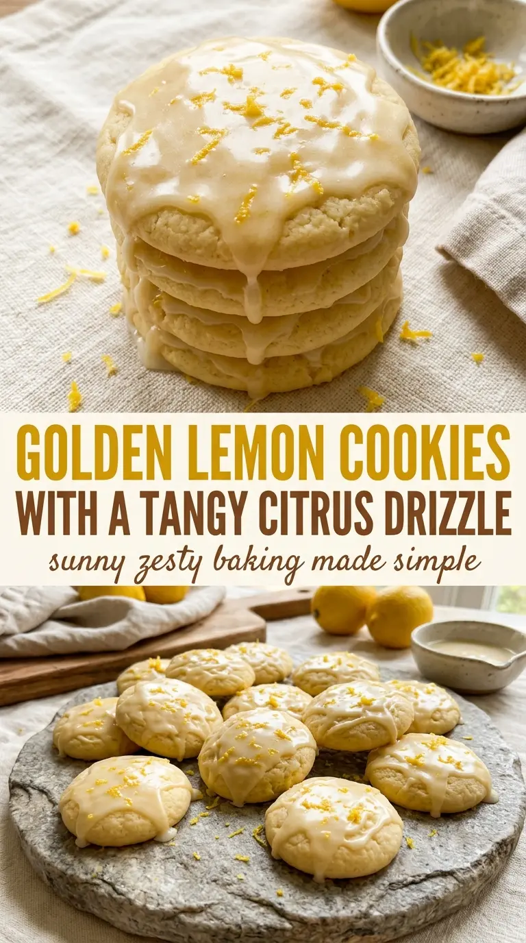 Irresistible Lemon Cookies soft chewy citrus
