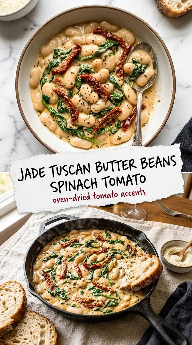 Tuscan Butter Beans creamy vibrant sun-dried tomato